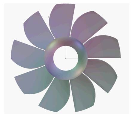 Axial ventilator modeling