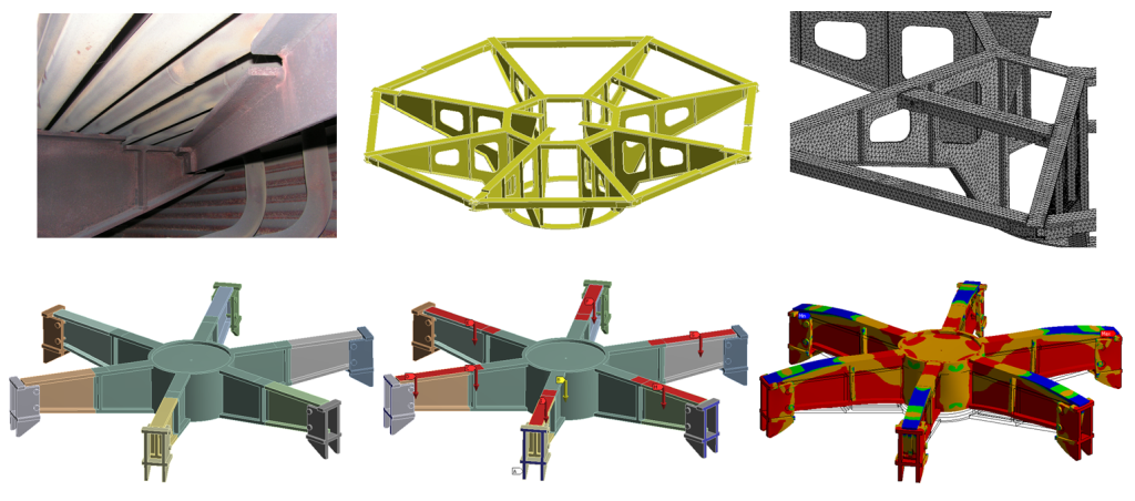 BABCOCK steam generator. CFD, thermal and stress analysis. Structure variants. Results II