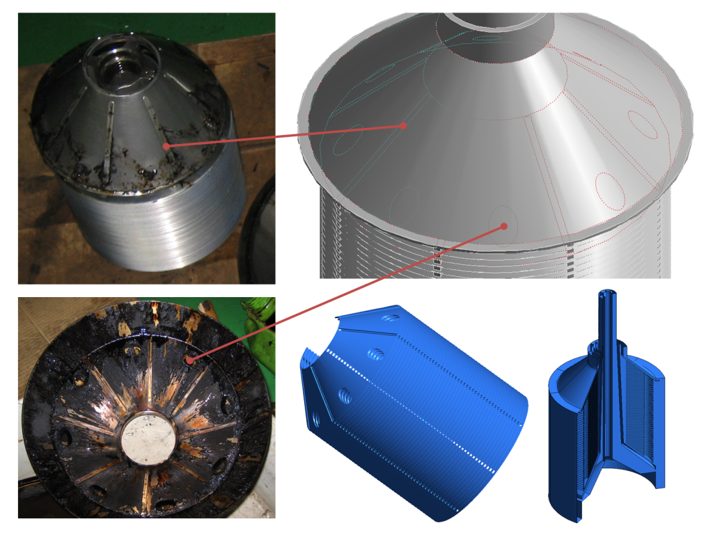 Centrifugal separator. CFD. Stress analysis